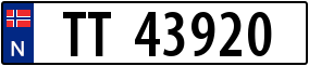 Truck License Plate
